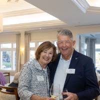 John and Joan Nowak smiling at camera
